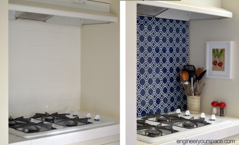 Diy Temporary Kitchen Backsplash Smart Diy Solutions For Renters